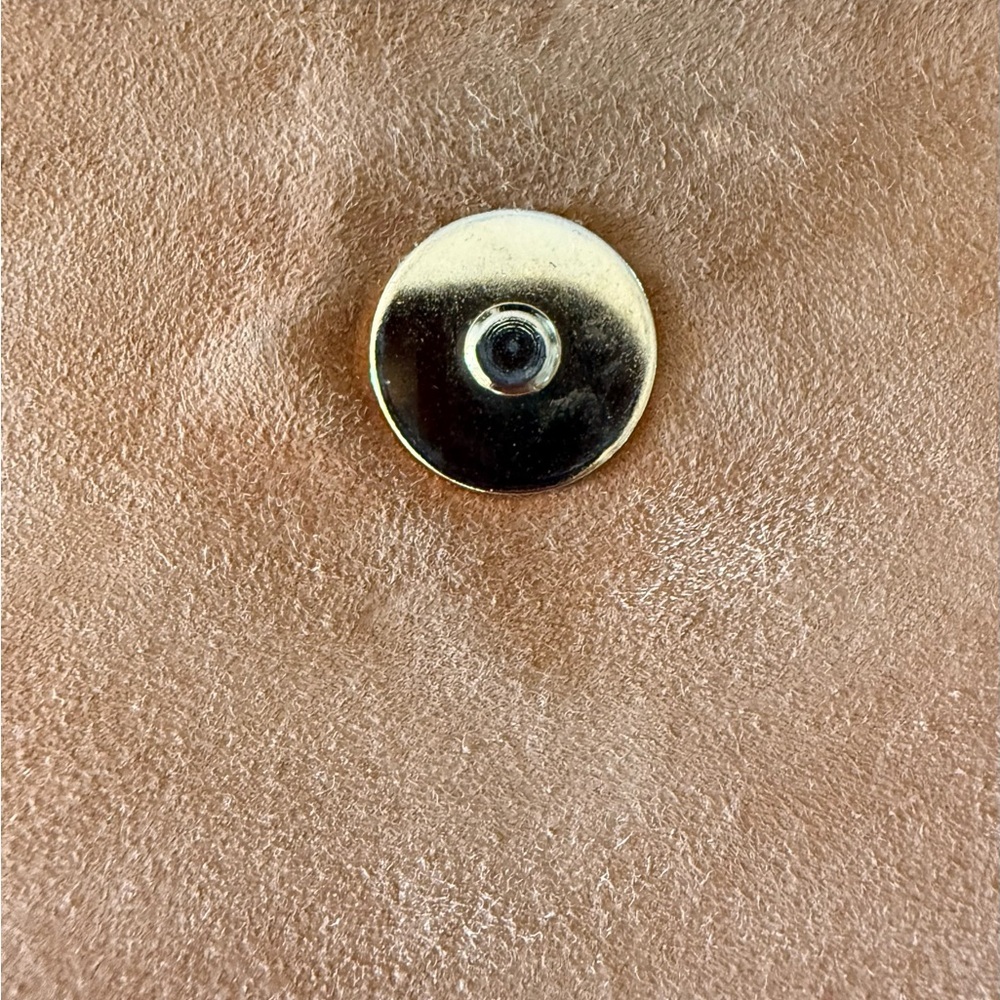 Bottega Veneta Suede Intrecciato Vintage Tan Woven Crossbody Bag - Picture 10 of 16